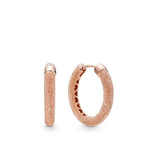 FINAL SALE - Matte Brilliance Hoop Earri
