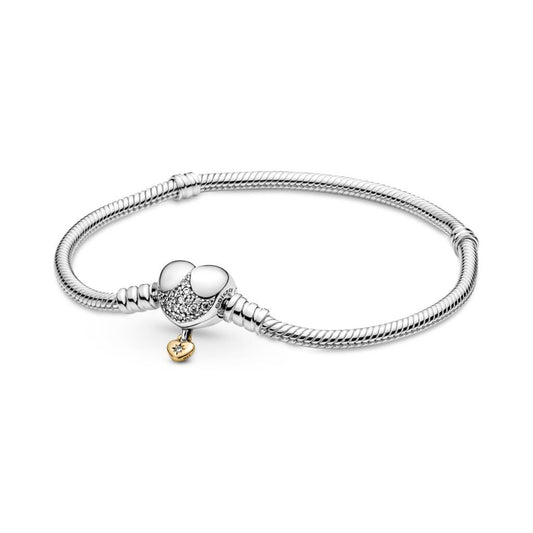 Disney Pandora Moments Heart Clasp Snake