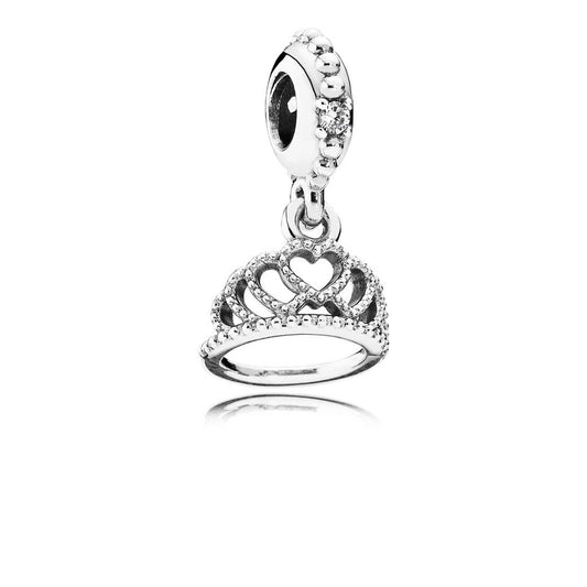 Hearts Tiara, Clear CZ