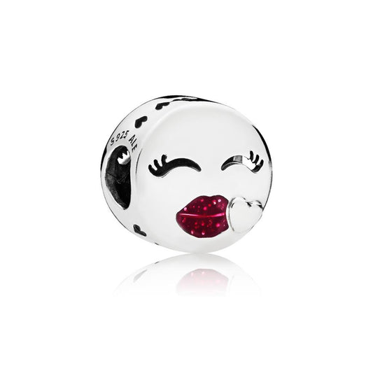 Kiss, Cerise Glitter Enamel