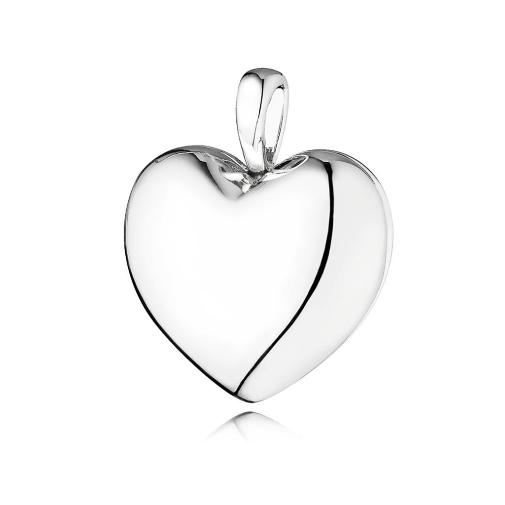 love locket, clear CZ