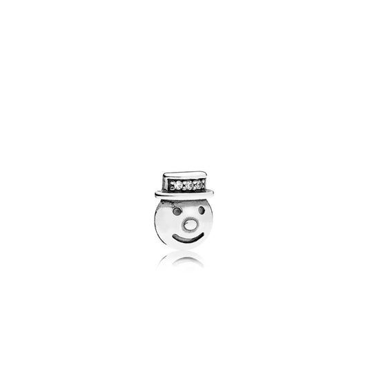 Happy Snowman Petite, Clear CZ