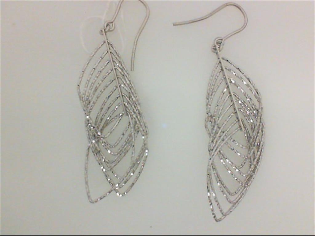 Lady's Sterling Silver Drop Earrings