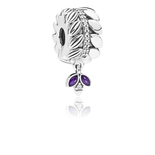 Grains of Energy, Clear CZ & Purple Enam