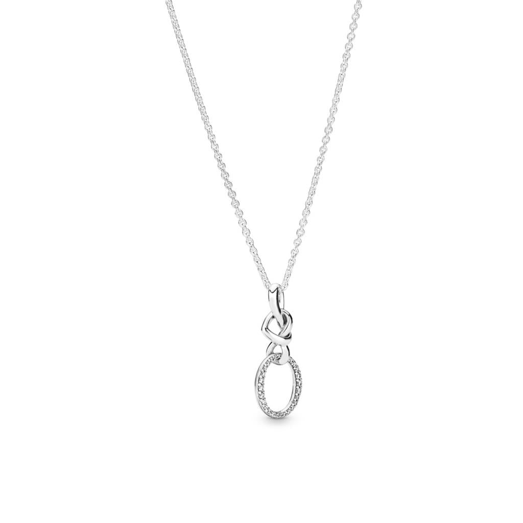 Knotted Heart Pendant Necklace