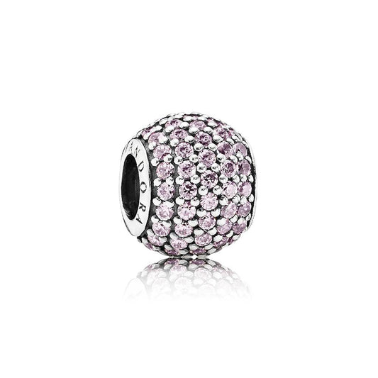 Pave lights, pink CZ