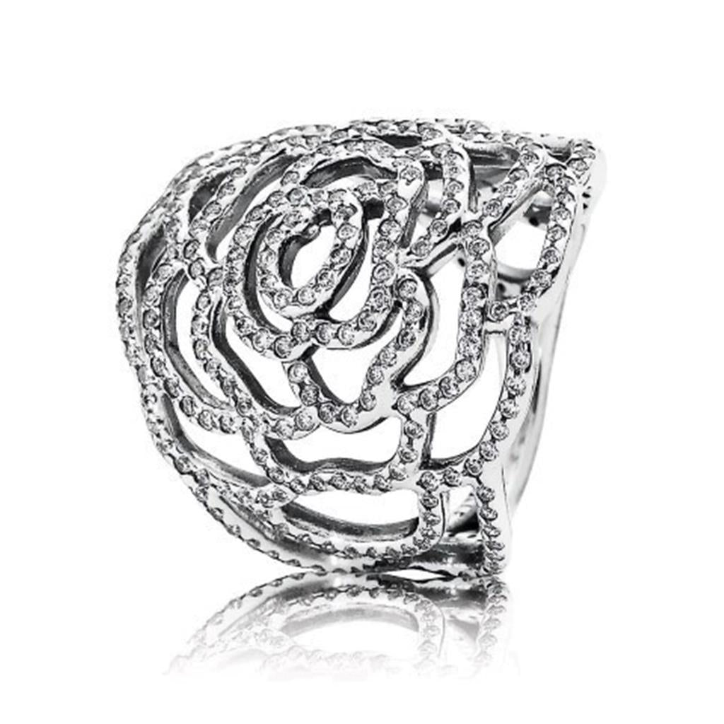 shimmering rose, clear CZ