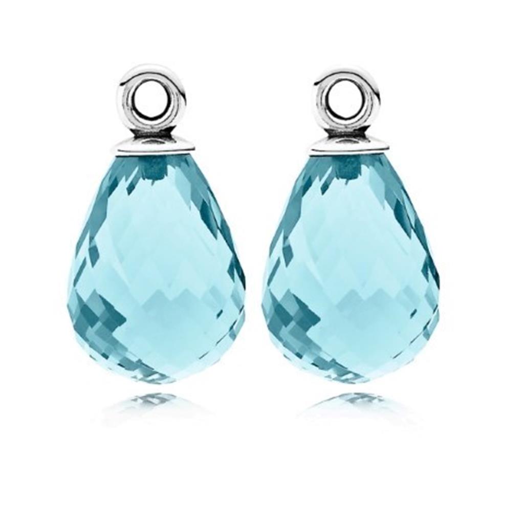 fascinating beauty, ice blue Murano glas