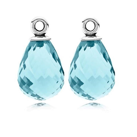 fascinating beauty, ice blue Murano glas