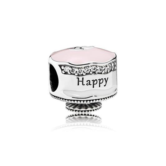 Happy Birthday Cake, Mixed Enamel & Clea