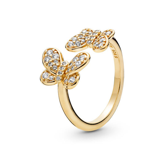 Dazzling Butterflies, Clear CZ
