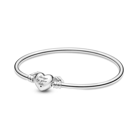 Pandora Moments Winged Heart Bangle