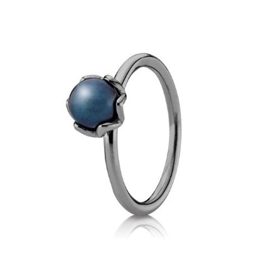cultured elegance, dark blue pearl