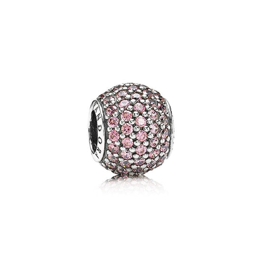 Pave lights, fancy pink CZ