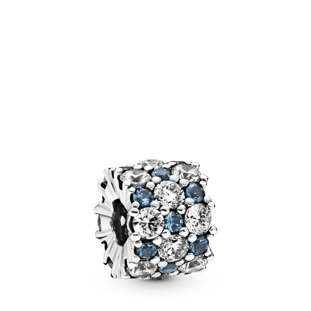 Blue??and Clear Sparkle Charm
