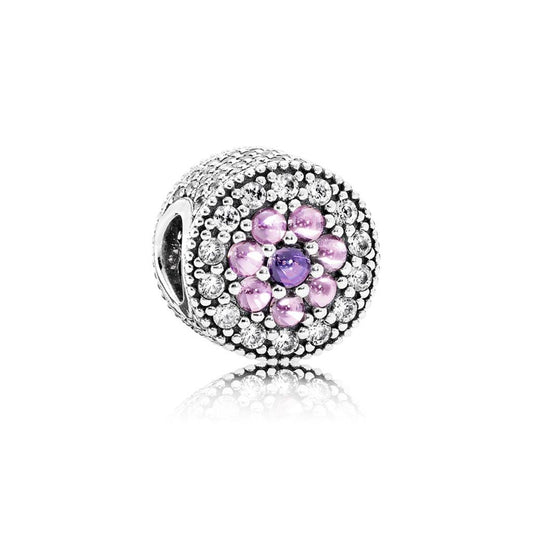 Dazzling Floral, Multi-Colored CZ
