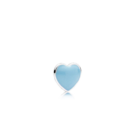Blue Heart Petite, Baby Blue Enamel