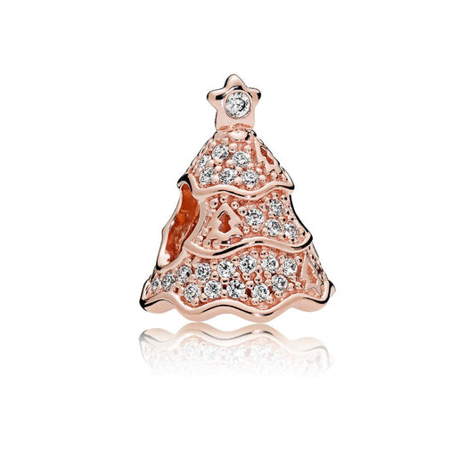 Twinkling Christmas Tree, Clear CZ