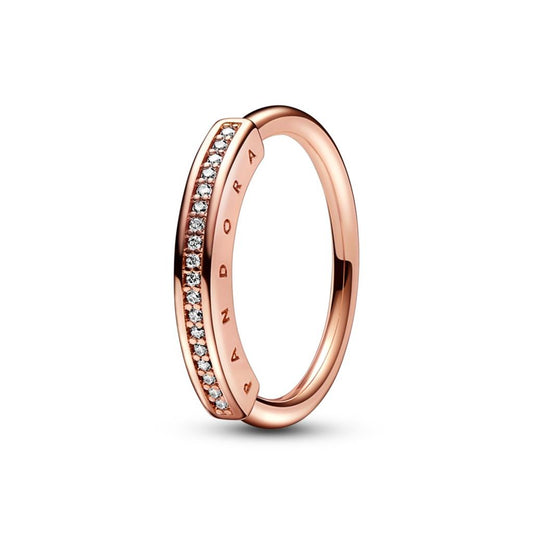 Pandora Signature I-D Pav? Ring