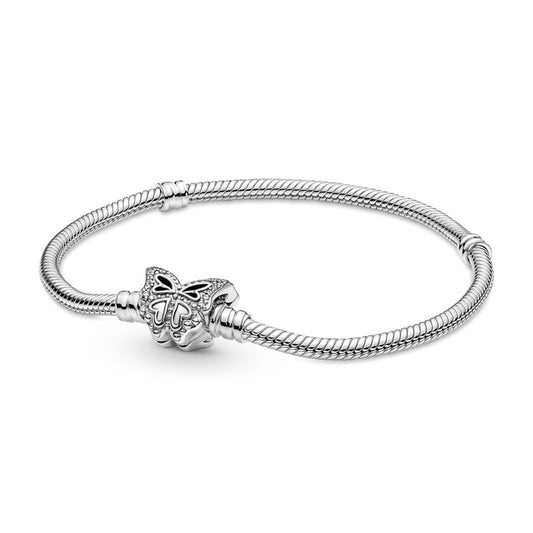 Pandora Moments Butterfly Clasp Snake Ch