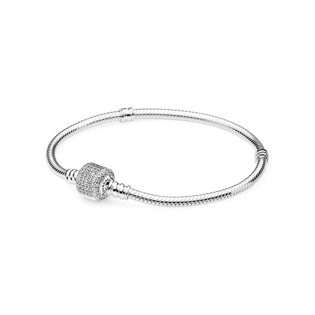 Pandora Moments Sparkling PaveClasp Snak