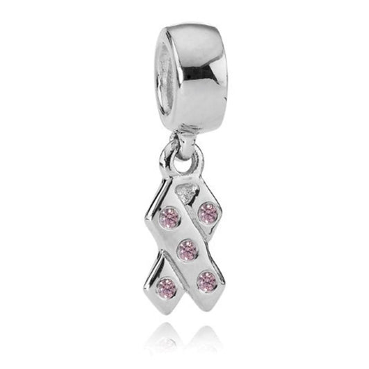 ribbon, pink CZ