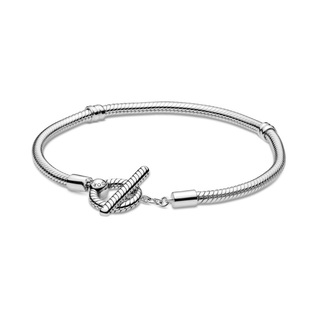 Pandora Moments T-Bar Snake Chain Bracel