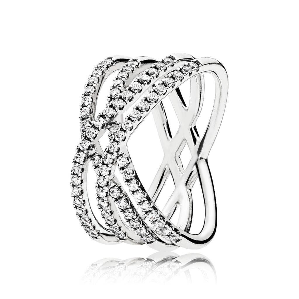 Entwined Lines Ring