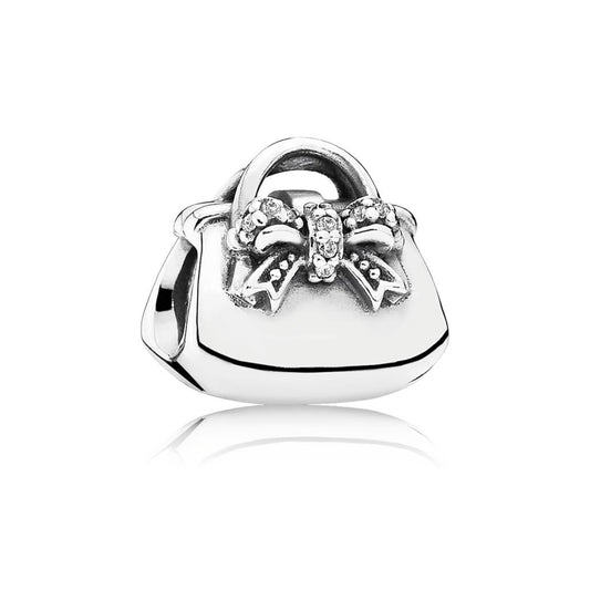sparkling handbag, clear CZ