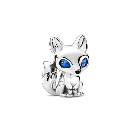 Blue-Eyed Fox Charm