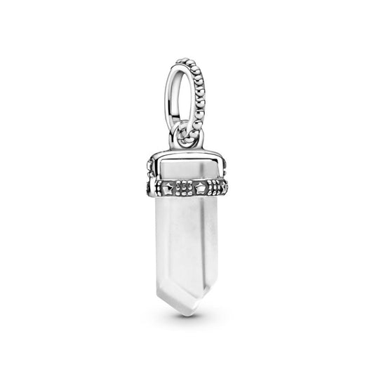 White Amulet Pendant