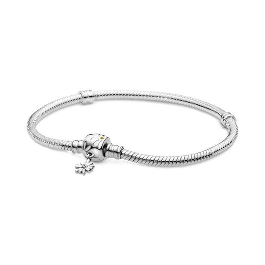 Pandora Moments Daisy Flower Clasp Snake