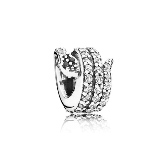 sparkling snake, clear CZ