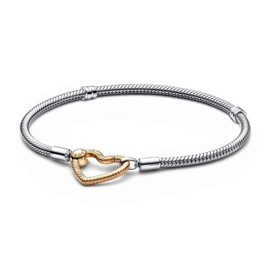 Pandora Moments Heart Closure Snake Chai