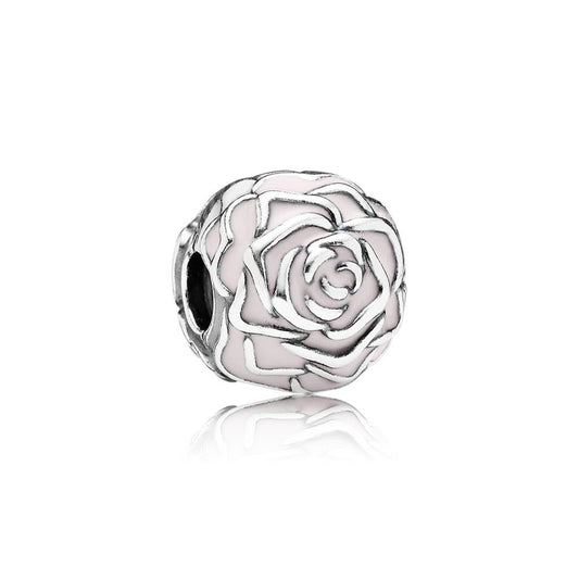 rose garden, pink enamel