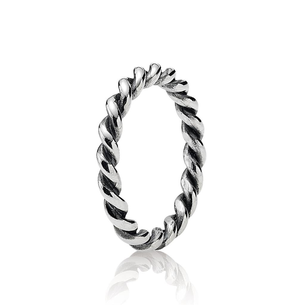 Twist Swirling Band Ring