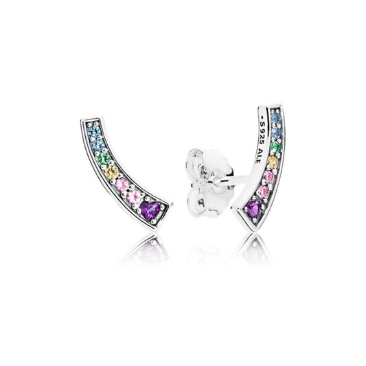 Arches, Multi-Colored CZ & Crystals