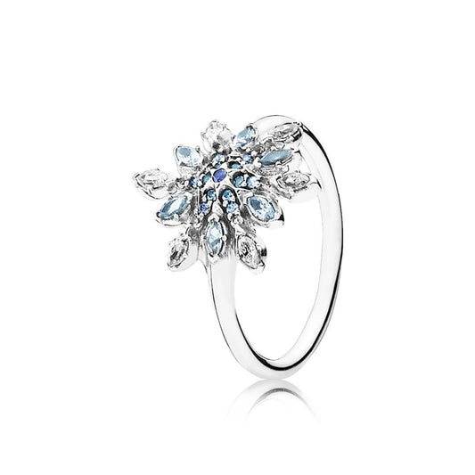 Crystalized Snowflake, Blue Crystals & C