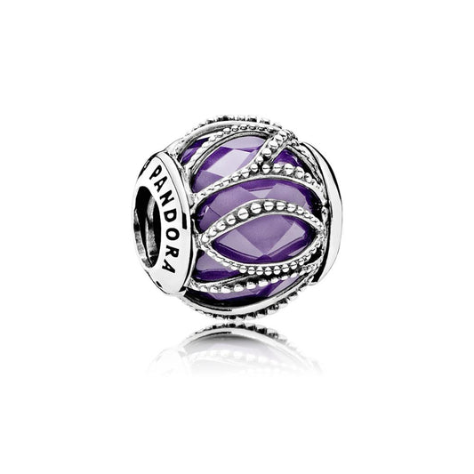 Intertwining Radiance, Purple & Clear CZ
