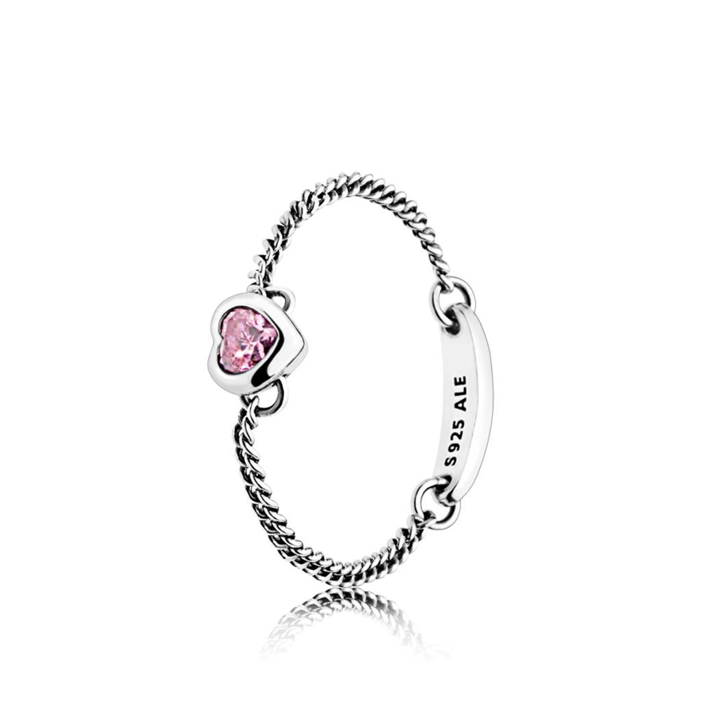 Spirited Heart, Pink CZ