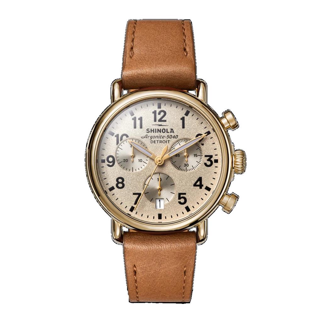 Shinola 37 Mm Runwell Chronograph S0120315255