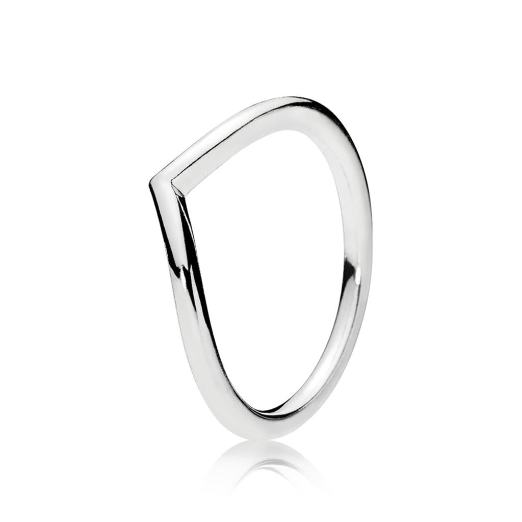 Polished Wishbone Ring