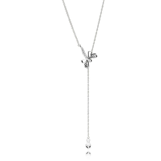 Dreamy Dragonfly, Clear Crystals & Clear