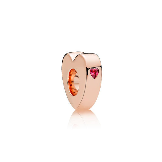 Two Hearts, Red CZ