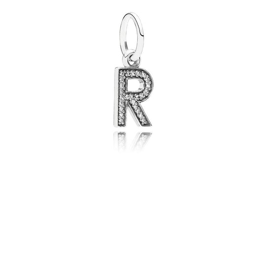 letter R, clear CZ