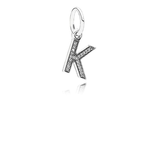 letter K, clear CZ