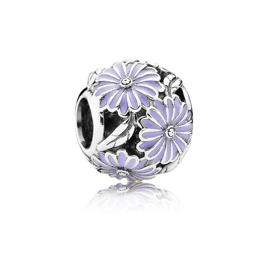 daisy meadow, lavender enamel