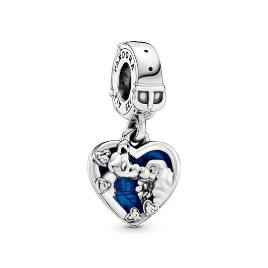 Disney Lady and the Tramp Heart Dangle C