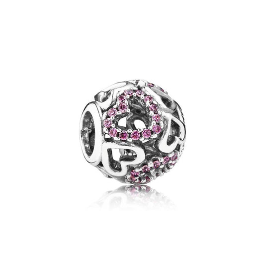 falling in love, fancy pink CZ