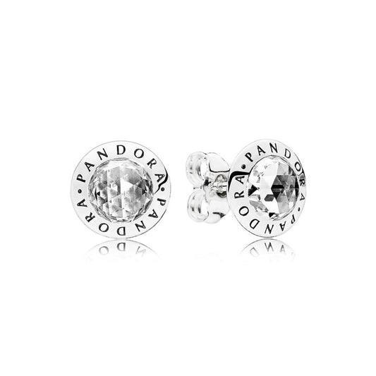 Radiant PANDORA Logo, Clear CZ